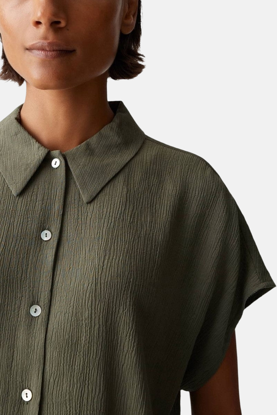 Chemise à manches courtes - vert - OPUS