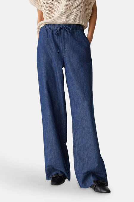 Pantalon Mid blue denim - OPUS