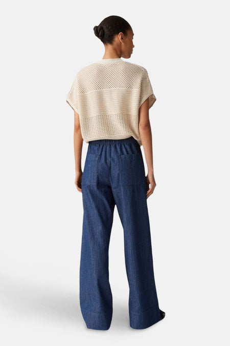 Pantalon Mid blue denim - OPUS