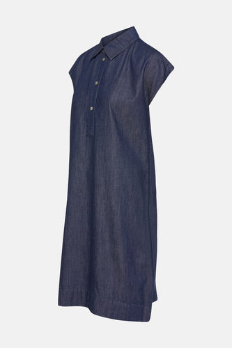 Robe à manches courtes - mid blue denim - OPUS