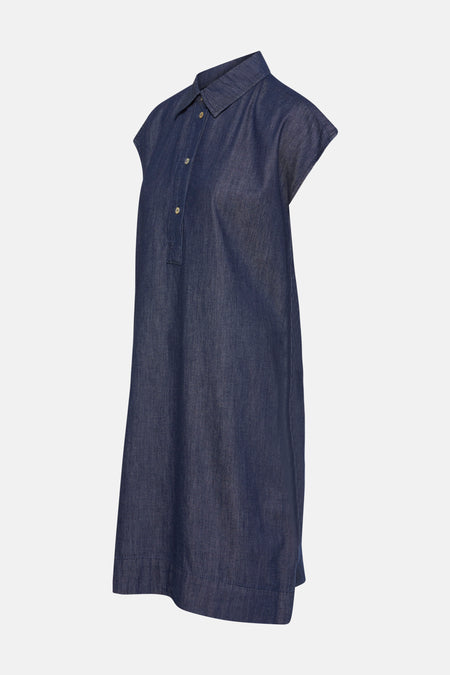 Robes manches courtes Mid blue denim - OPUS