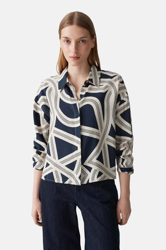 Chemise à manches longues - bleu