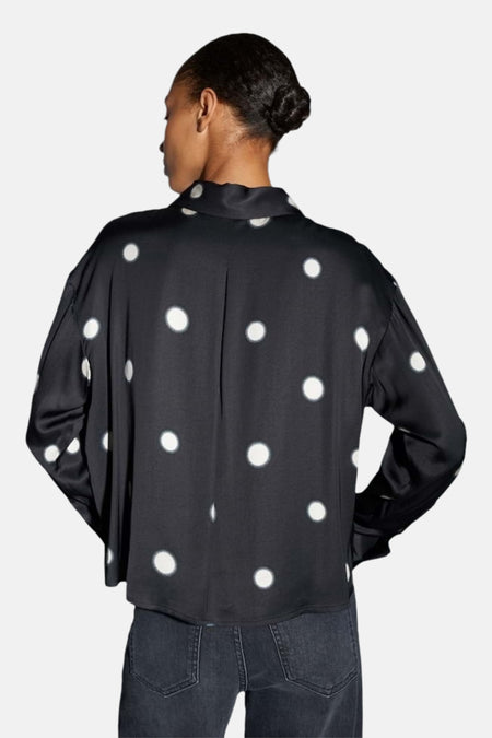 Chemise à manches longues - noir