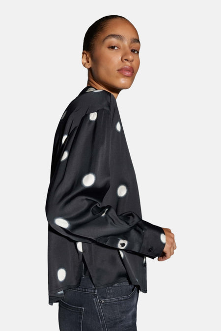 Chemise à manches longues - noir