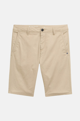 Kaki Tom Tailor shorts, katoen.