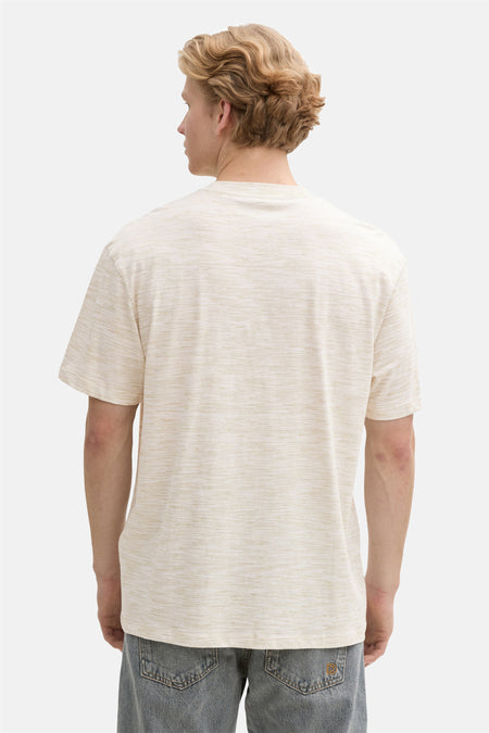 T-shirt (manches courtes) Écru - TOM TAILOR