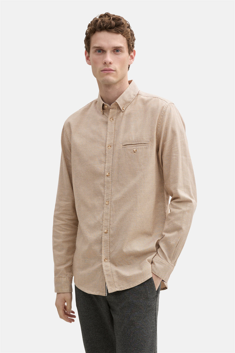 Chemise (manches longues) Orange - TOM TAILOR