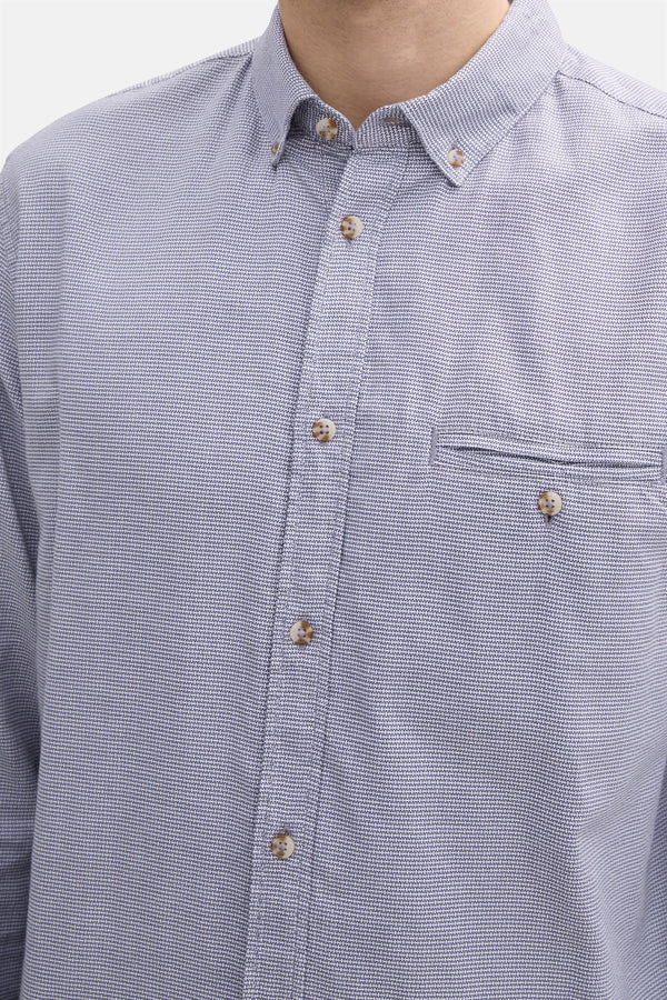 Chemise (manches longues) Gris - TOM TAILOR