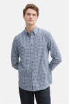 Chemise (manches longues) Bleu - TOM TAILOR