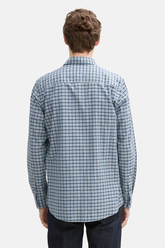 Chemise à manches longues - bleu - TOM TAILOR