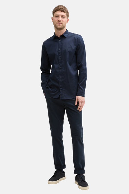 Chemise à manches longues - bleu