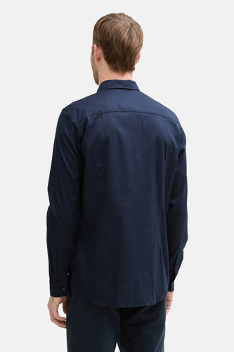 Chemise à manches longues - bleu