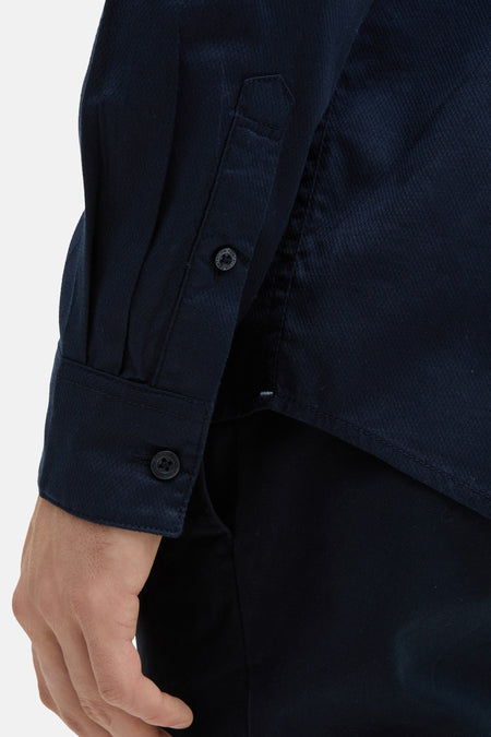 Chemise à manches longues - bleu