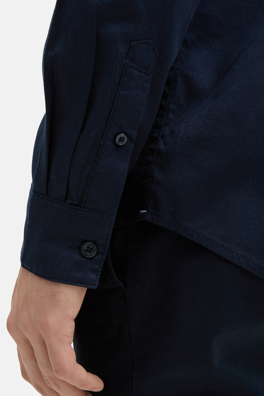 Chemise à manches longues - bleu - TOM TAILOR