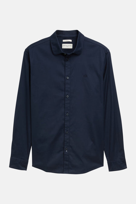 Chemise (manches longues) Bleu - TOM TAILOR