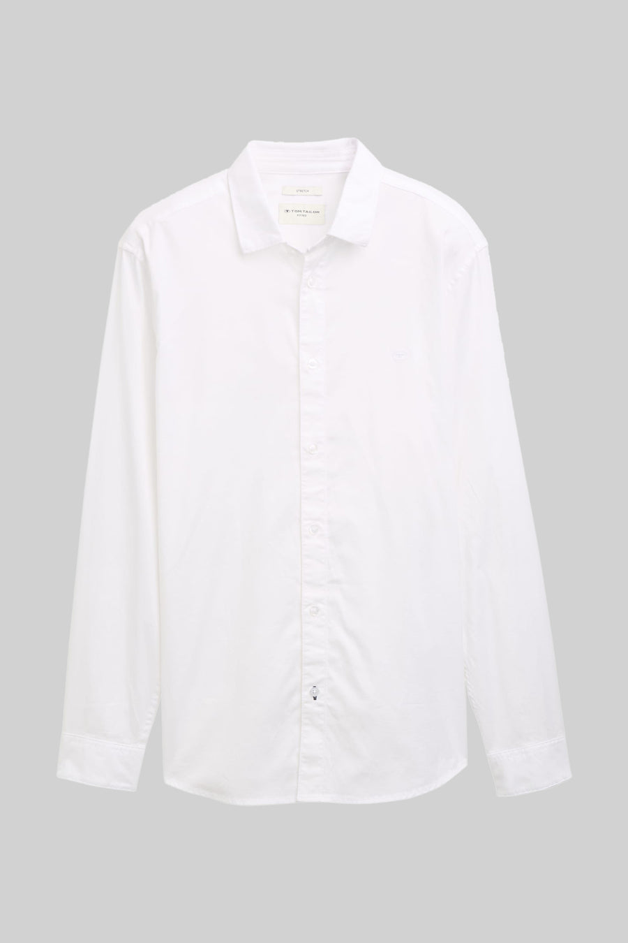 Chemise à manches longues - blanc - TOM TAILOR