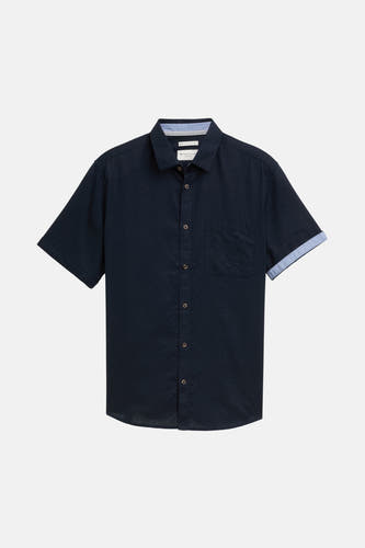 Chemise à manches courtes - Bleu foncé