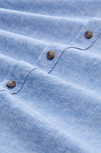 Chemise à manches courtes - bleu - TOM TAILOR