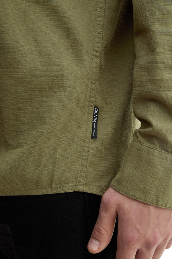 Chemise (manches longues) Vert - TOM TAILOR