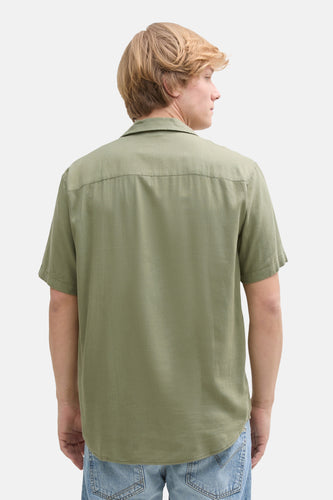 Chemise à manches courtes - Kaki - TOM TAILOR