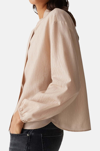 Blouse à manches longues - beige - OPUS - 4