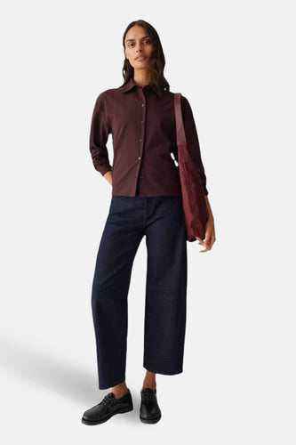 Chemise à manches longues - Bordeaux - OPUS