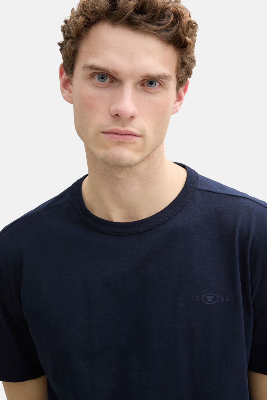 T-shirt à manches courtes - Bleu foncé - TOM TAILOR