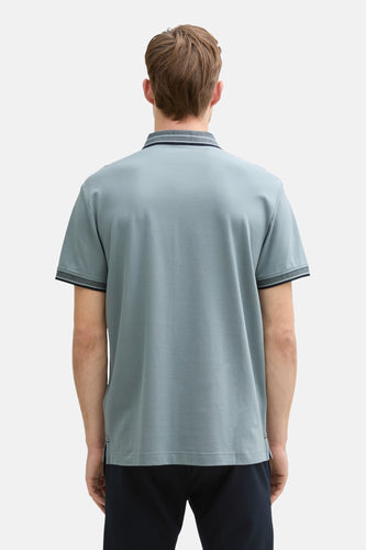 Polo à manches courtes - bleu - TOM TAILOR