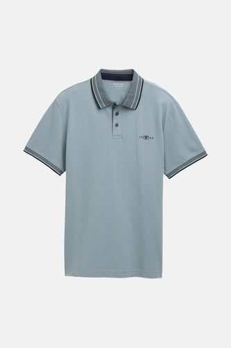 Polo à manches courtes - bleu - TOM TAILOR