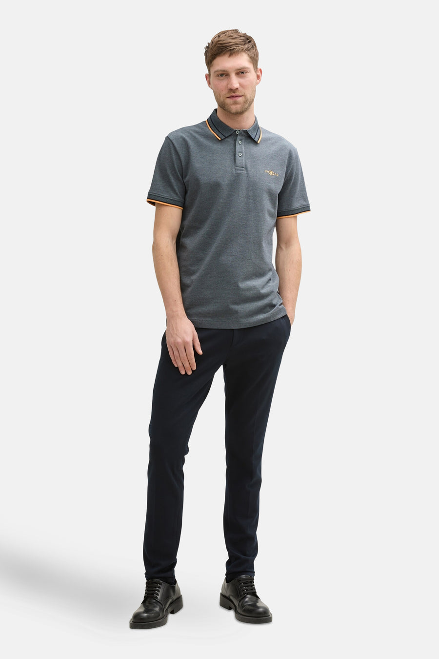 Polo à manches courtes - bleu - TOM TAILOR