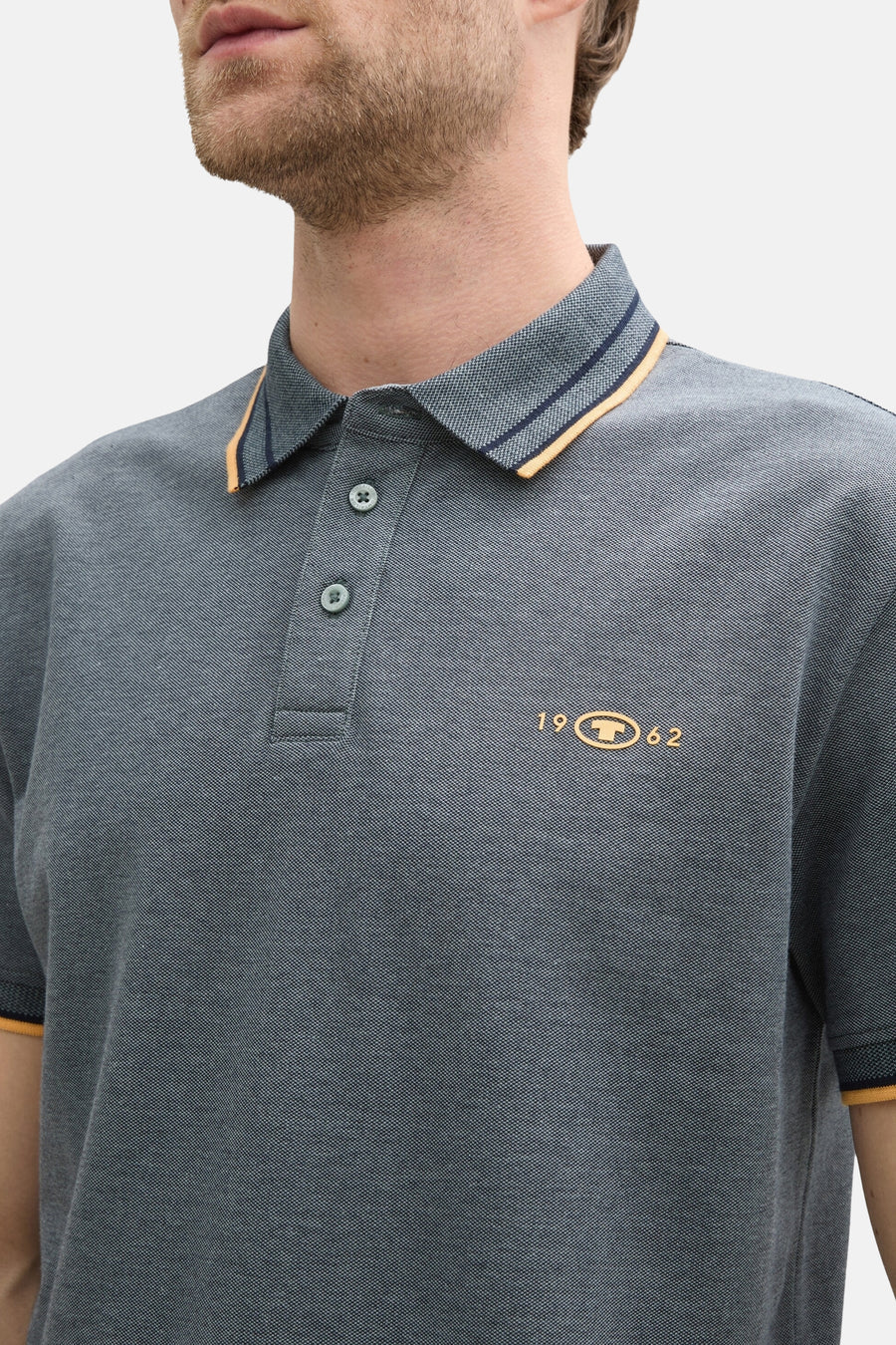 Polo à manches courtes - bleu - TOM TAILOR