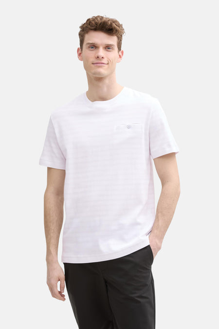 T-shirt (manches courtes) Écru - TOM TAILOR