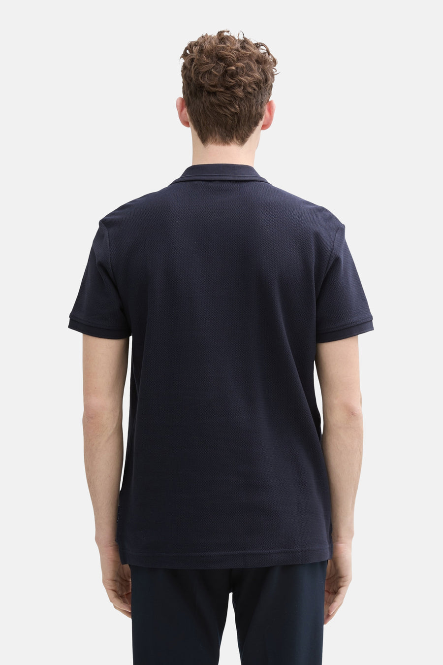 Polo à manches courtes - Bleu foncé - TOM TAILOR - 3