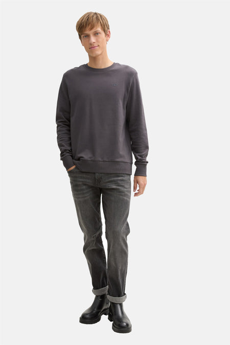 Sweat col O Gris - TOM TAILOR