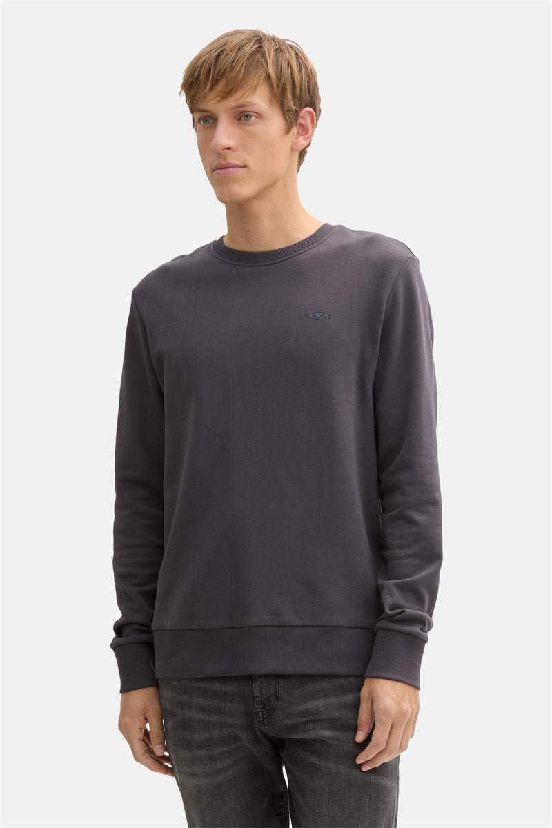 Sweat col O Gris - TOM TAILOR