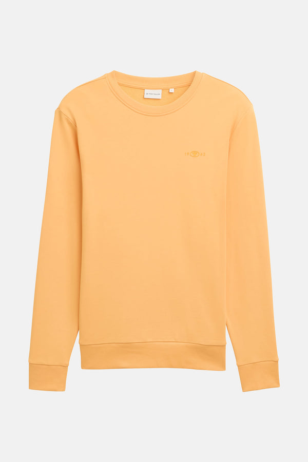 Sweat col O Orange - TOM TAILOR