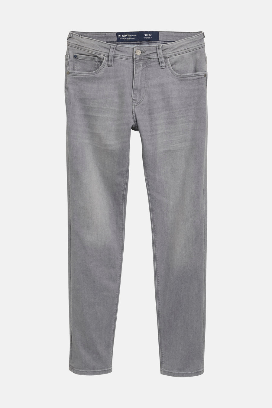 PIERS - mid grey denim - TOM TAILOR
