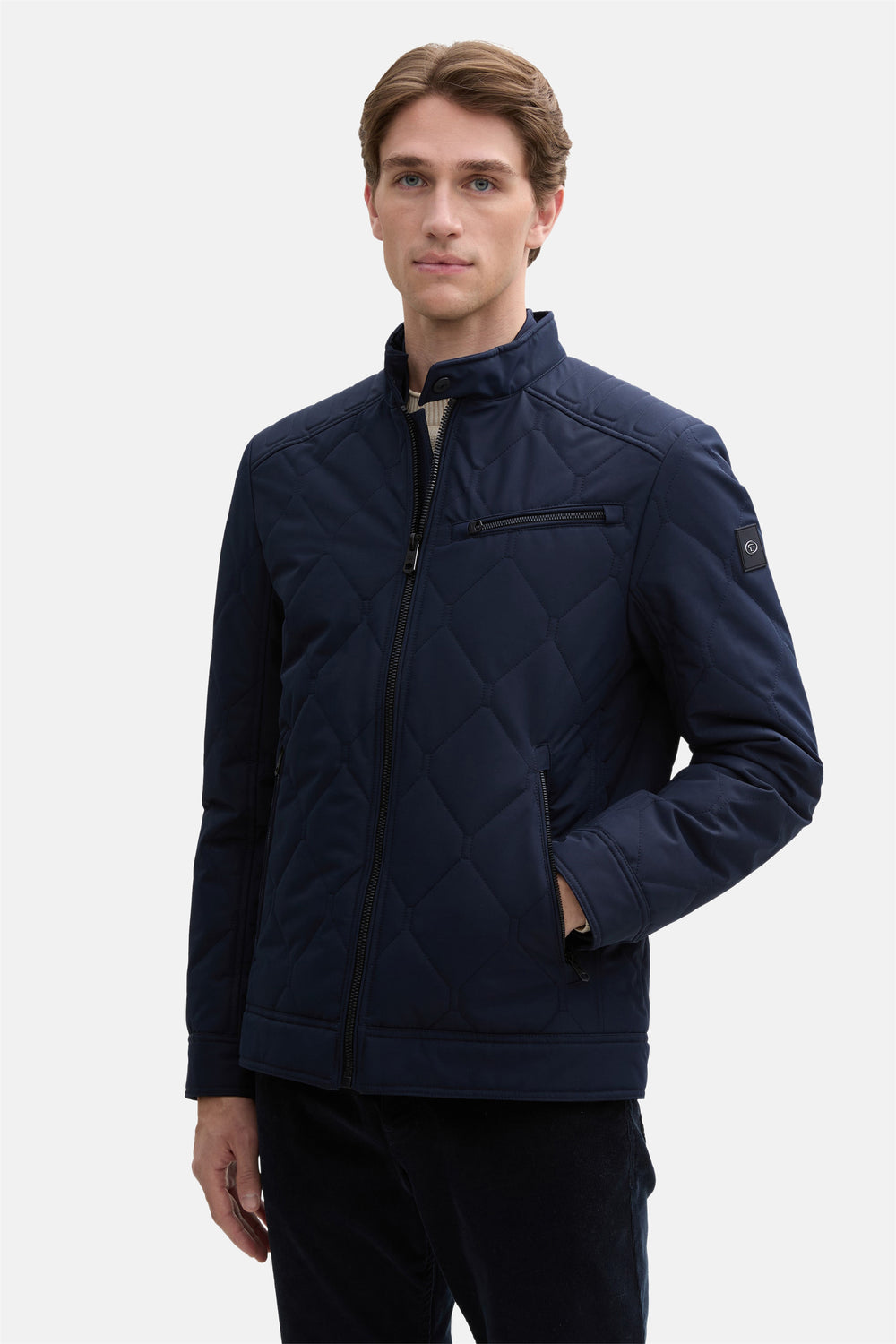 Veste courte Bleu - TOM TAILOR