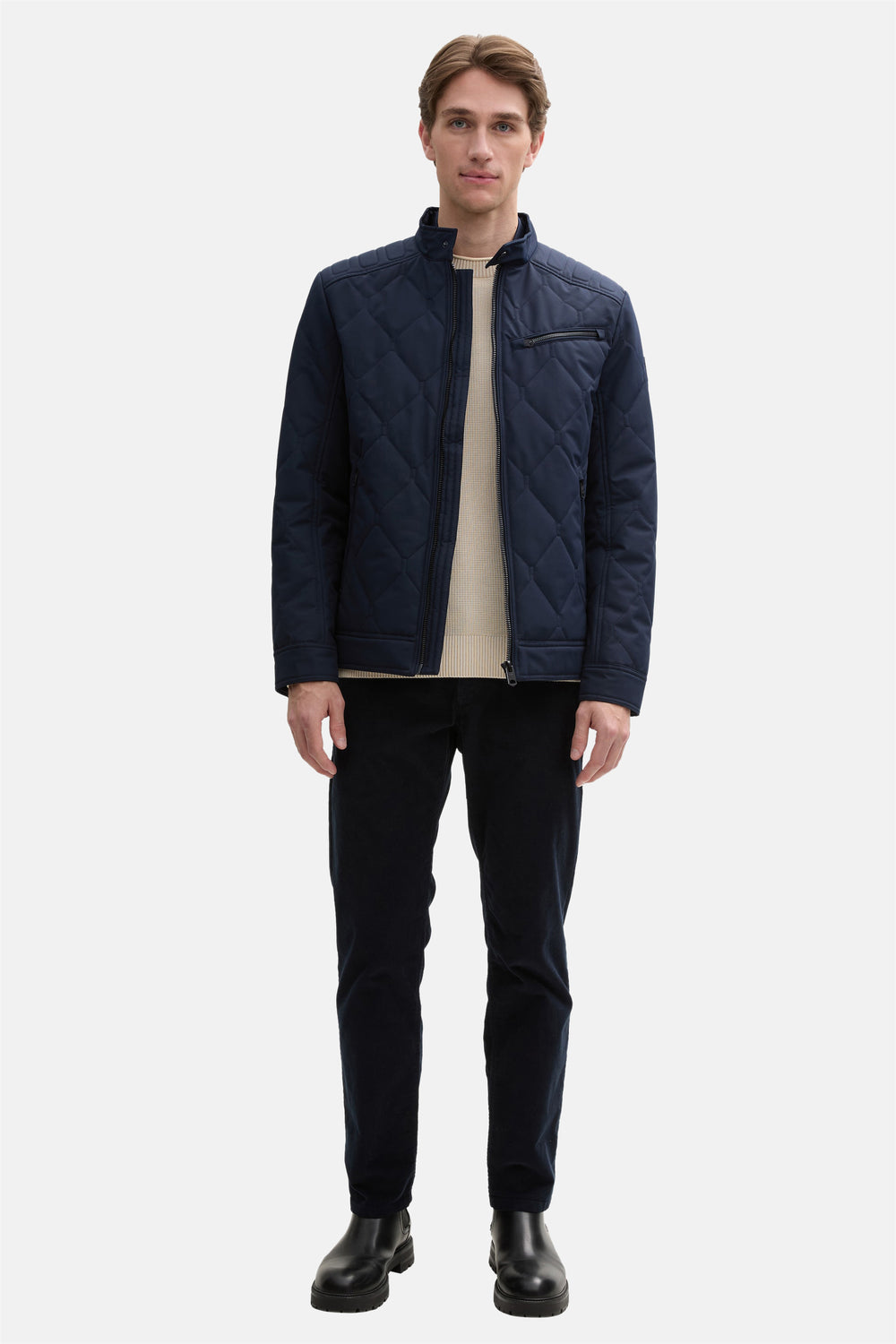 Veste courte Bleu - TOM TAILOR