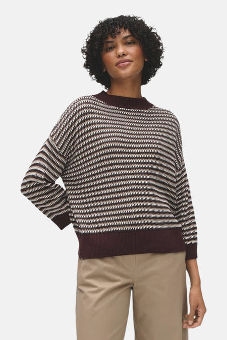 Pull col O - Multicolore