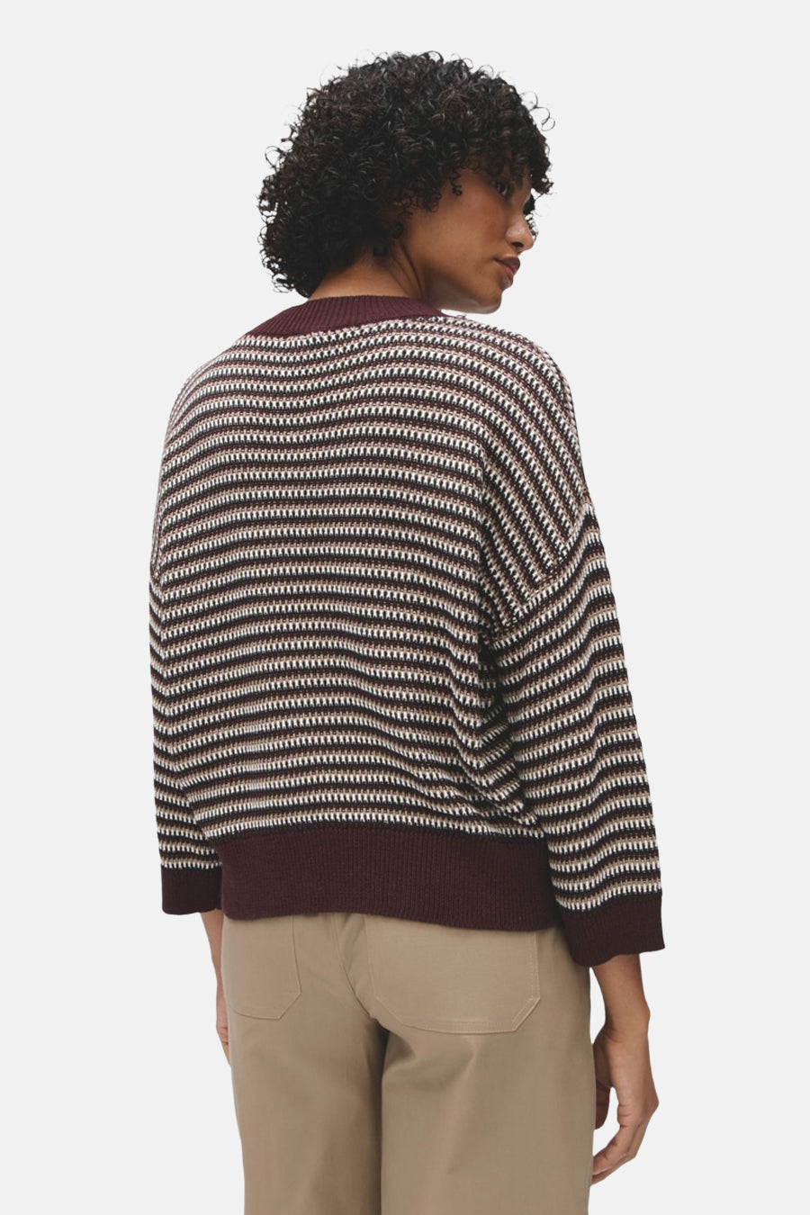 Pull col O bleu - OPUS