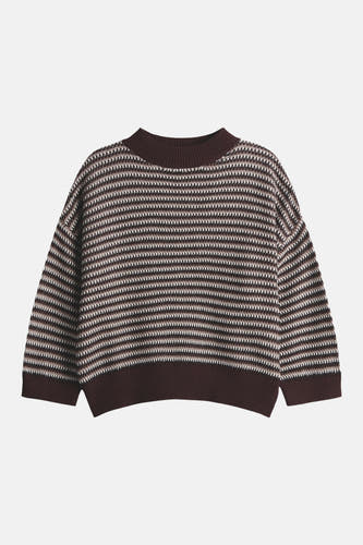 Pull col O bleu - OPUS