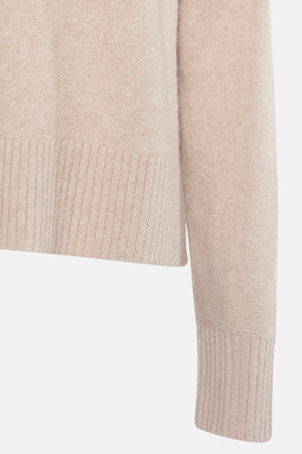 Pull à col rond - écru - OPUS