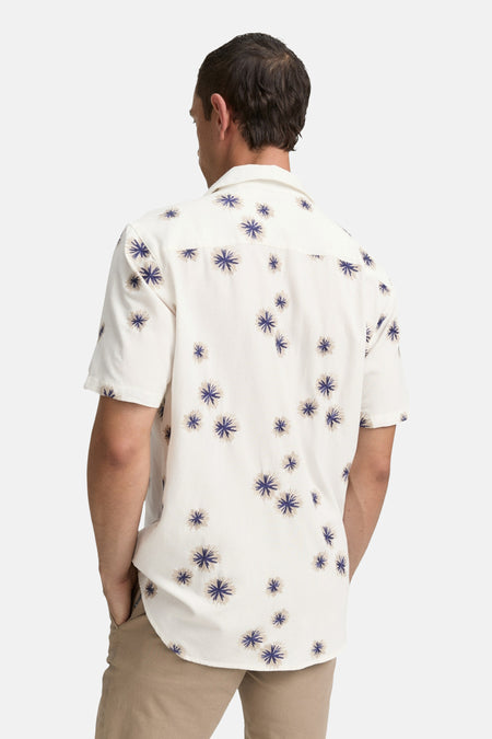 Chemise à manches courtes Regular Fit au look hawaïen