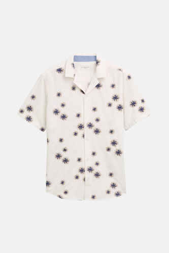 Chemise à manches courtes - Blanc - TOM TAILOR