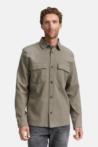 Chemise à manches longues - vert - TOM TAILOR