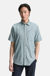 Chemise (manches courtes) Vert - TOM TAILOR