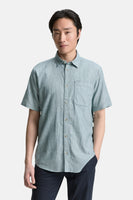 Chemise (manches courtes) Vert - TOM TAILOR