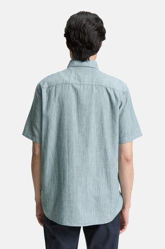 Chemise à manches courtes - vert - TOM TAILOR