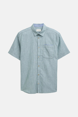 Chemise à manches courtes - vert - TOM TAILOR